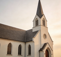 Bâtiments commerciaux modernes en structure acier préfabriquée, églises, chapelles