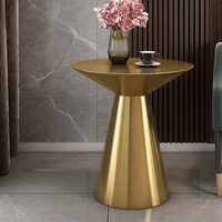 Ensembles de meubles de salon en métal et acier inoxydable, canapés, tables basses, tables d'appoint de luxe, tables d'appoint modernes, modèle 0107 pour