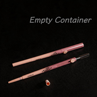 Herramienta Portátil 3 en 1 para Cejas Integrada con Depilador de Cejas y Cepillo para Pestañas, Tubo para Lápiz de Cejas, Contenedor para Lápiz Delineador de Cejas