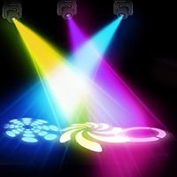 Lumière à faisceau LED avec effets de couleur rotatifs pour la diffusion en direct, la décoration de studio, la décoration de fête et l'éclairage d'ambiance