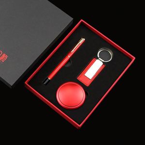 Design Wholesale Custom Promotion Business Gift Items Keychain Gifts <b>Set</b> for Cars for Vip Clients Souvenirs - Product Image 4