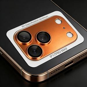 Protector de Lente de Cámara de Vidrio Templado Metálico en Oferta para <span class=keywords><strong>iPhone</strong></span> 17 16 15 14 13 <span class=keywords><strong>12</strong></span> 11 Pro Max Plus - Product Image 3