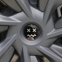 Autocollants décoratifs de luxe en aluminium pour voiture, style adhésif, avec logo personnalisé, pour volant et moyeu de roue, 44mm, 48mm, 52mm, 56mm, 62mm, 100mm