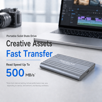 Diskon Pabrik MOQ Rendah SSD Portabel Magnetik USB3.2 Gen1 hingga 500MB/S PSSD 256GB