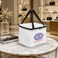 Sac isotherme non tissé réutilisable, sac à lunch thermique, sac de transport portable pour pique-nique, restauration et plats à emporter