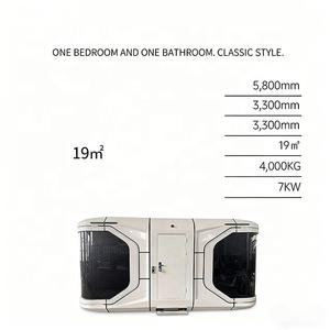 Casa Prefabricada de Contenedor Móvil de 2 Dormitorios, Cápsula Espacial - Product Image 2