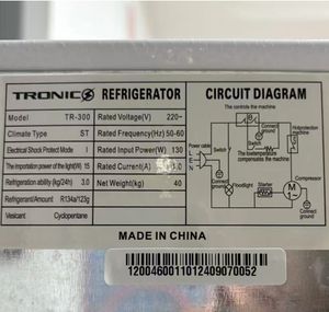 Z 263L Réfrigérateurs Réfrigérateurs pour la maison Réfrigérateur Congélateur Réfrigérateur à double porte Congélation sur le dessus et réfrigérer <span class=keywords><strong>en</strong></span> <span class=keywords><strong>bas</strong></span> - Product Image 3