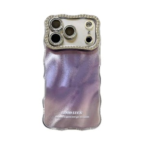 Funda para iPhone 17 Pro Max, Modelo Nuevo, Estilo XP992 de Alta Gama, Colorida con Diseño de Ondas, Lente con Diamantes Brillantes, Compatible con <span class=keywords><strong>Apple</strong></span> 15/14/16 - Product Image 6