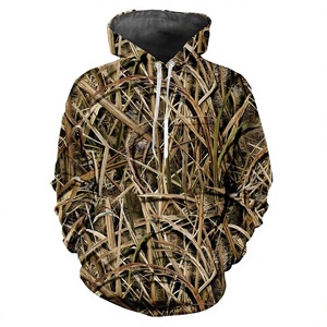 Sweat à capuche camouflage à manches longues pour homme, vêtement de chasse d'automne, veste respirante en polyester à motif imprimé, vêtements d'extérieur - Product Image 1