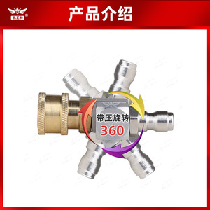 High Pressure <b>Washer</b> Quick Connect Coupler 1/4 Inch Stainless Steel For Car Wash Water Gun Accessory - Product Image 4