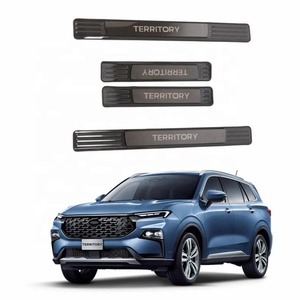 WZXD New Arrival <b>Car</b> Door Sill Guards Stainless Steel Door Sill Plate Exterior Accessories for Territory 2023 - Product Image 1
