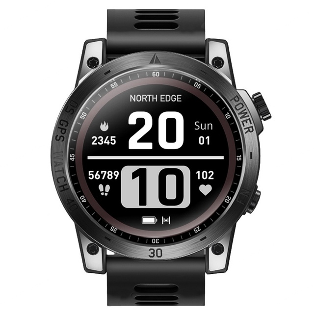 NORTH EDGE Cross Fit 3 GPS Luxury Sport Watch for Men 1.43 HD AMOLED Display 50M ATM Altimeter Barometer Compass