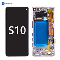 Écran LCD de téléphone portable avec châssis pour Samsung Galaxy S10, écran TFT testé pour smartphone avec garantie d'un an