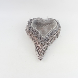Maceta de Mimbre con Diseño de Cruz, Hecha a Mano, Hueca, en Forma de <span class=keywords><strong>Corazón</strong></span>, para Plantas, <span class=keywords><strong>Precio</strong></span> de Fábrica - Product Image 4