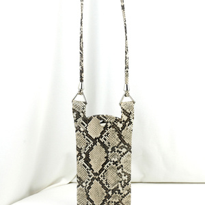 ミニブックスネークスキンパイソンプリントレディーススネークスキンレザー女性ショルダーハンドバッグ女性ハンドバッグ財布 - Product Image 1