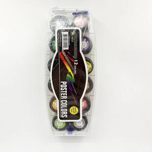 Peintures à l'eau de haute qualité, très vendues sur le marché <span class=keywords><strong>africain</strong></span>, coffret de 12 tubes de 20 ml pour le <span class=keywords><strong>dessin</strong></span> artistique - Product Image 3