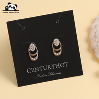 Tarjetas de presentación personalizadas con logotipo para joyería: anillos, collares, pendientes, etiquetas de cuidado y embalaje.