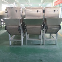 Équipement d'épluchage d'ail automatique Machine d'épluchage d'ail de pression d'air Machine d'épluchage d'ail de type chaîne
