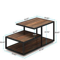 Petite Table Basse Salon Canapé Côté Peu Simple Moderne Simple Petite Table carrée Balcon Table à Thé Chambre Lit Amovible
