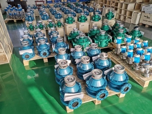Độ chính xác cao 0.2% Hữu Cơ giải pháp axit lỏng nước dầu khí con trỏ loại 4-20mA bánh hình bầu dục Flow Meter cho sợi hóa học - Product Image 6