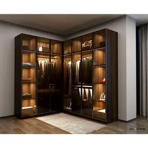 Balom 2022 Luxury Modern Wooden Clothes Wardrobe For Hot Sale