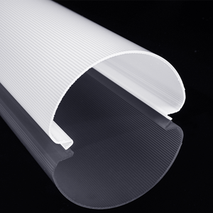 Thiết kế hiện đại trong suốt ống kính tuyến tính hồ sơ ép đùn <span class=keywords><strong>Acrylic</strong></span> <span class=keywords><strong>LED</strong></span> ống ánh sáng Bìa - Product Image 2