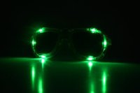 Fabrikpreis 1 Paar Plastikbrillen RGB LED-Sonnenbrillen Leuchtende Spielzeuge für Partys, Neujahr & Schulanfang Geschenk Feiertagsevent