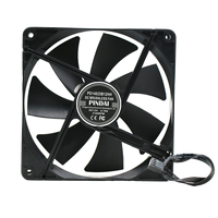 Ventilador de Refrigeración PD14025B12HH 140x140x25mm 14CM 12V DC PWM con Control de Velocidad de 4 Cables y Gran Flujo de Aire para Servidor, PC e Industrial