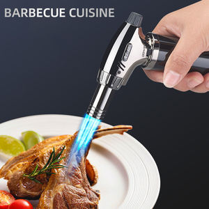 Encendedor de cocina de Chef culinario de llama ajustable, encendedor de cocina con bloqueo de seguridad, función de soplete, encendedor de cocina recargable - Product Image 2