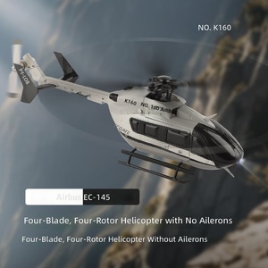 Hélicoptère RC WLS 4 canaux 4 rotors sans flybar avec maintien d'altitude, modèle à l'apparence très réaliste, idéal pour les nouveaux pilotes - Product Image 1