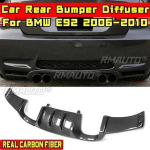 อุปกรณ์ตกแต่งรถยนต์ BMW E92 ปี 2006-2010 ชุดแต่งกันชนหลังคาร์บอนไฟเบอร์แท้ทรง V สำหรับ BMW E92 ชุดแต่งดิฟฟิวเซอร์กันชนหลัง - Product Image 2