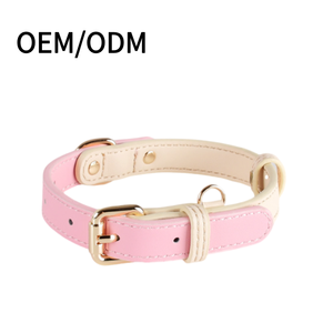 Kerah anjing kulit ramah lingkungan untuk anjing kecil/Sedang/besar kerah anak anjing empuk dapat diatur lembut & antilembap - Product Image 1