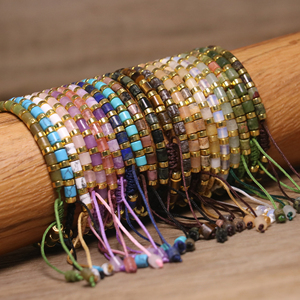 Bracelet délicat en perles <span class=keywords><strong>de</strong></span> <span class=keywords><strong>pierre</strong></span> naturelle 4 mm, œil <span class=keywords><strong>de</strong></span> tigre, fait main, tissé, pierres précieuses, bracelet <span class=keywords><strong>de</strong></span> guérison en cristal pour femmes - Product Image 6