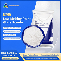 Frit de verre à bas point de fusion à base de phosphate céramifiable FR03 |   Adoucissant 655C |   Fondage total 960C |   pour ignifugeant
