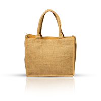 Vente en gros de matériaux écologiques recyclés 100% sacs de jute sacs fourre-tout en jute vierge avec poignées logo imprimé personnalisé OEM ODM