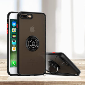 Vendita all'ingrosso cavalletto magnetico di 360 gradi porta anello custodia trasparente per Apple <span class=keywords><strong>iPhone</strong></span> <span class=keywords><strong>6s</strong></span> <span class=keywords><strong>Cover</strong></span> posteriore della cassa del telefono con logo personalizzato - Product Image 2