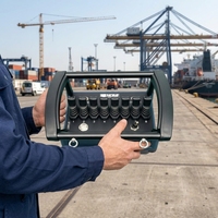 Control Remoto Hidráulico Proporcional Inalámbrico para Trabajos de Elevación con Grúas de Torre en Construcción