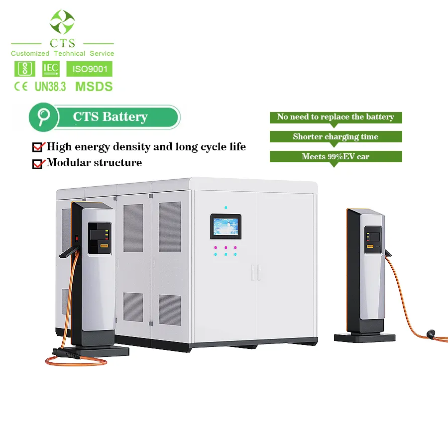 Rechargeable battery 100kwh 150kwh energy storage system with DC fast charger for ev car commercial ev charging station