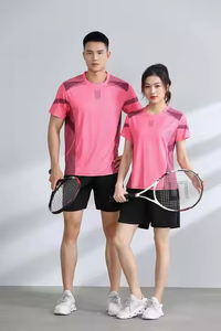 Chemises d'uniformes de badminton de sublimation de tennis respirantes à séchage rapide en polyester en stock - Product Image 3