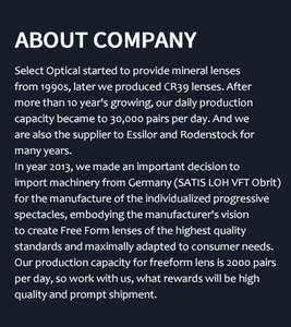 Nhà Cung Cấp Trực Tiếp Từ Nhà Máy Trung QUốc Ống Kính Quang Học Chỉ Số Cao 1.56 1.59 1.61 <span class=keywords><strong>1.67</strong></span> Ống Kính Quang Học Màu Nâu Xám Ảnh - Product Image 5