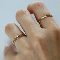 Op maat gemaakte vergulde eeuwigheidsring set voor bruiloft & verloving, luxe designer Valentijnsdag cadeau, gratis cadeautjes
