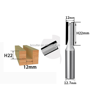 <span class=keywords><strong>Fraise</strong></span> à défoncer droite à double dent en diamant polycristallin PCD, queue de 12 mm et 12,7 mm, OEM/ODM - Product Image 5