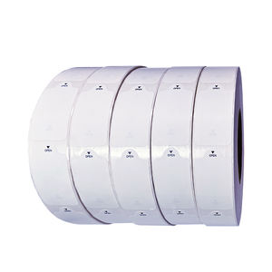 Natte Doekjes Hersluitbare Sticker Verpakking Open Wit Transparant Vinyl Pp Verwijderbare Kleeflaag Scheur Reseal Label Leveranciers - Product Image 4