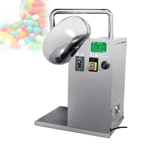 Machine de polissage électrique de machine de revêtement commerciale de comprimé de sucrerie du sucre 220V