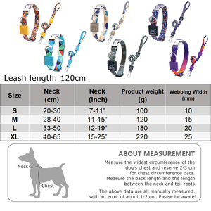 P008 New Fashion Muti-color No <strong>Pull</strong> Pet Collar <strong>Leashes</strong> for All Sizes Pet Dog - Product Image 2