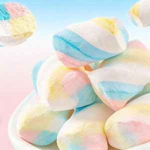 ขนมขบเคี้ยวอบแห้งแบบแช่แข็ง รสผลไม้สดใส ปรับแต่งได้ตามต้องการ (OEM/ODM)  มาร์ชเมลโลว์กัมมี่อบแห้งแบบแช่แข็ง - Product Image 2