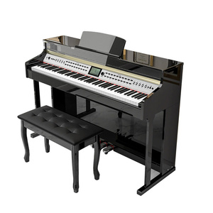 Piano numérique de haute qualité avec haut-parleurs intégrés, double clavier, voix multiples - Product Image 1