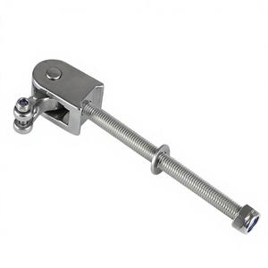 Accessoires de balançoire en acier inoxydable pour parc extérieur, cour, balançoire, crochets avec boucle de suspension, base de fixation - Product Image 3