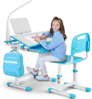 Ensemble de chaises de Table d'étude pour enfants, rose et bleu, à usage domestique, bureau d'étudiant, salle de sport pour enfants, bureau d'école primaire, ensembles de chaises bon marché