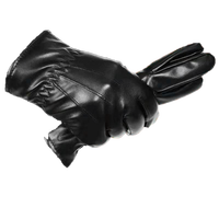 Gants d'hiver imperméables pour hommes, d'extérieur, en cuir, coupe-vent, chauds, à écran tactile, vente en gros,